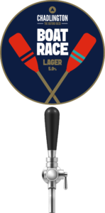 Chadlington Brewery Boat Race lager 5.0% — keg tap