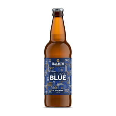 Oxford Blue 500ml bottle — Chadlington Brewery golden ale (4.2%)