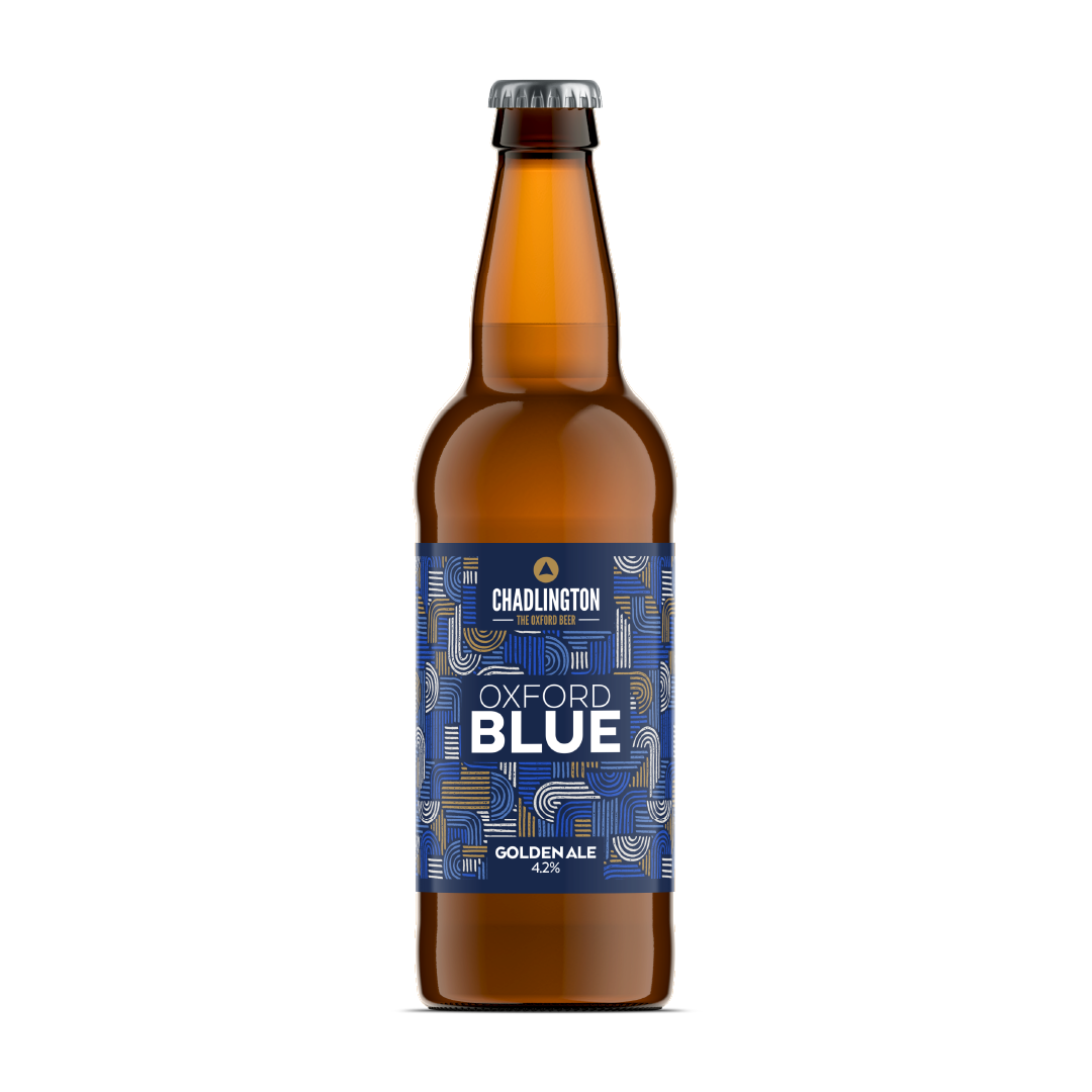Oxford Blue 500ml bottle — Chadlington Brewery golden ale (4.2%)